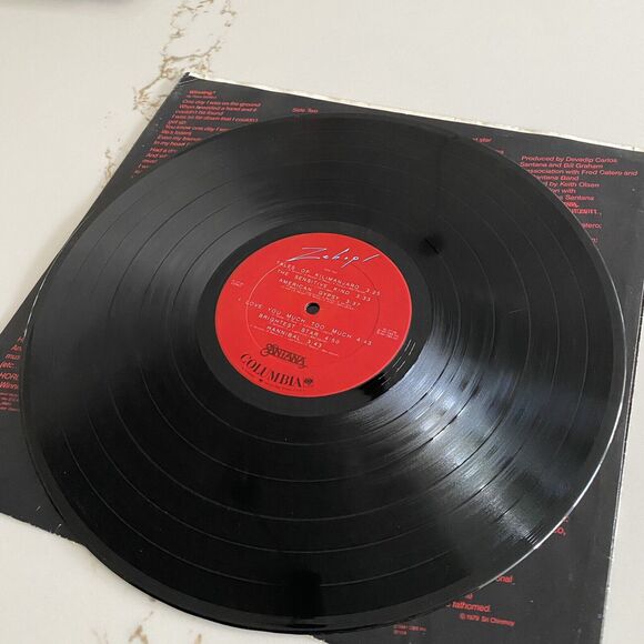 3/$21 Vintage Santana – Zebop 1981 Vinyl LP Columbian Record - Picture 9 of 11